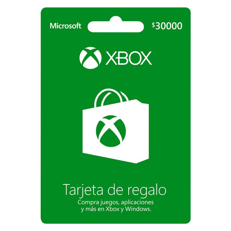 Xbox - Tarjeta Xbox Live $30.000