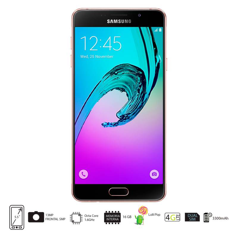 SAMSUNG - Galaxy A7 Rosado DS Celular Libre