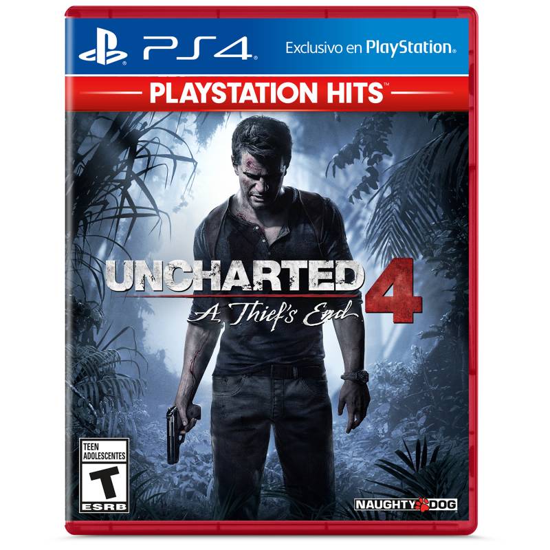 PlayStation 4 - Videojuego Uncharted 4: A Thief's End