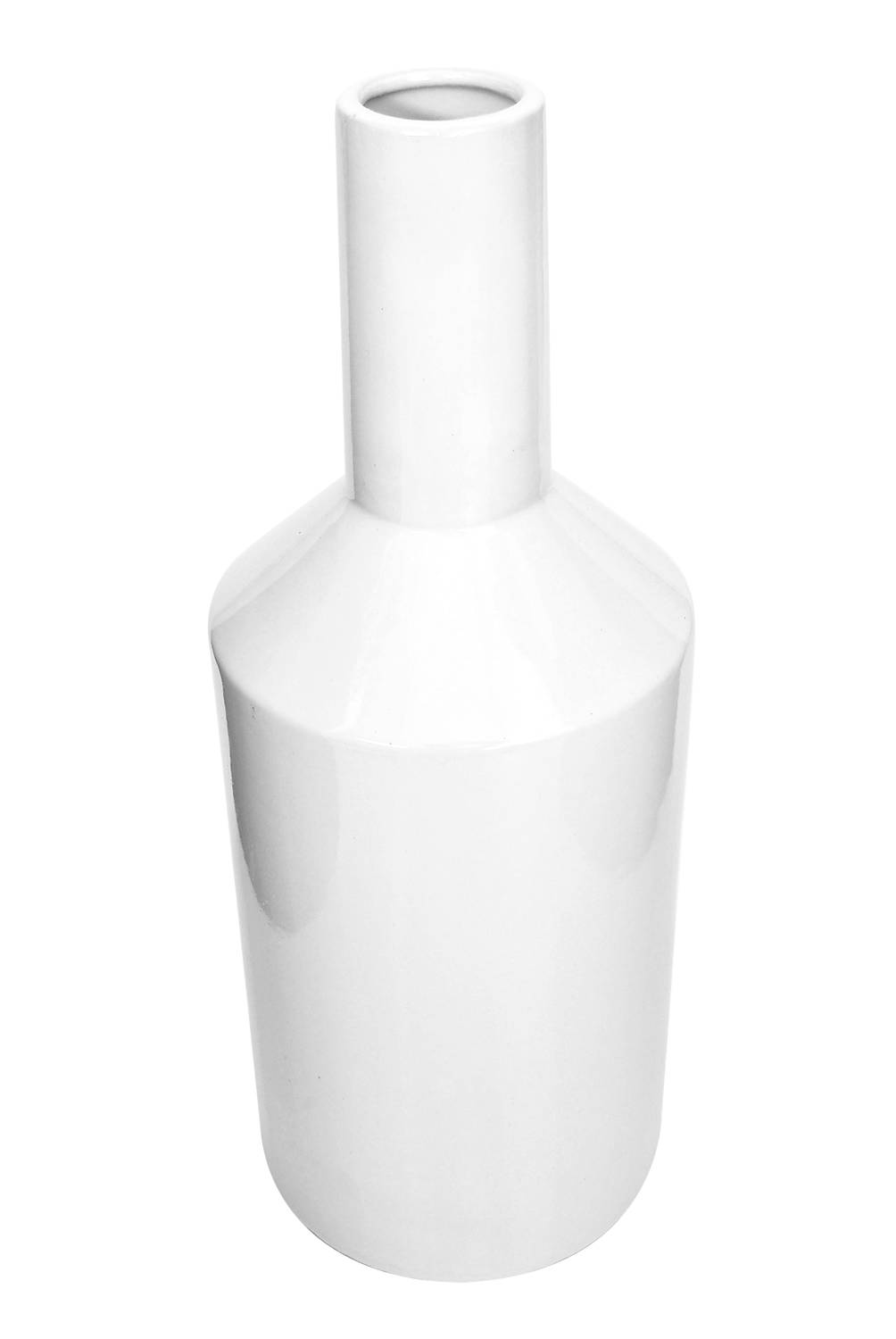 Mica - Florero Botella Blanco 42 cm