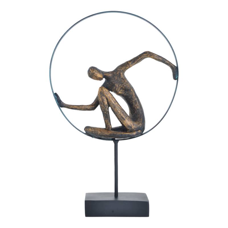 Mica - Escultura Hombre Aro 34 cm