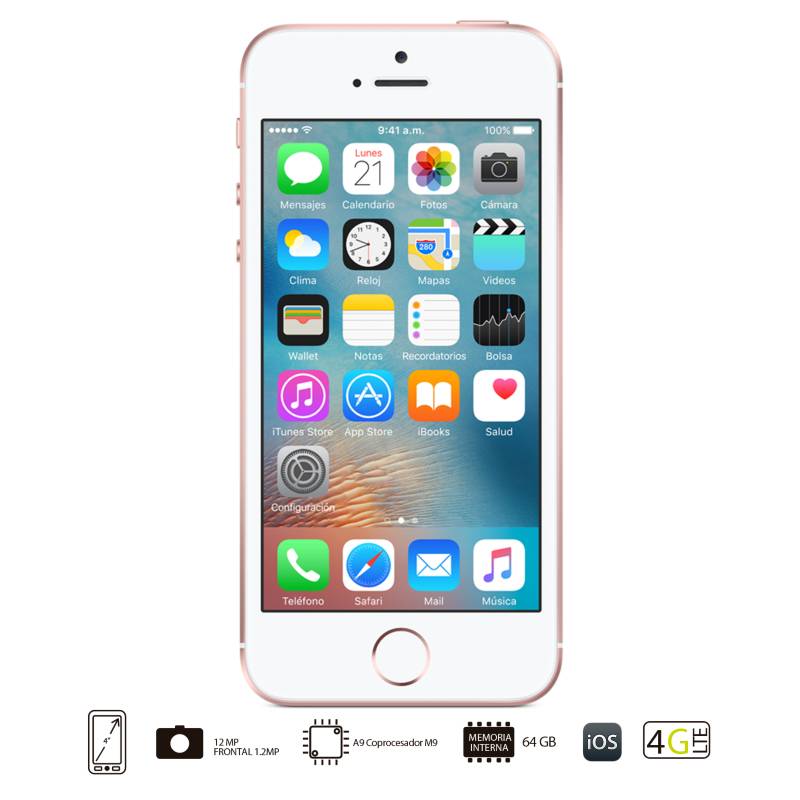 Apple - iPhone SE 64GB Oro Rosa