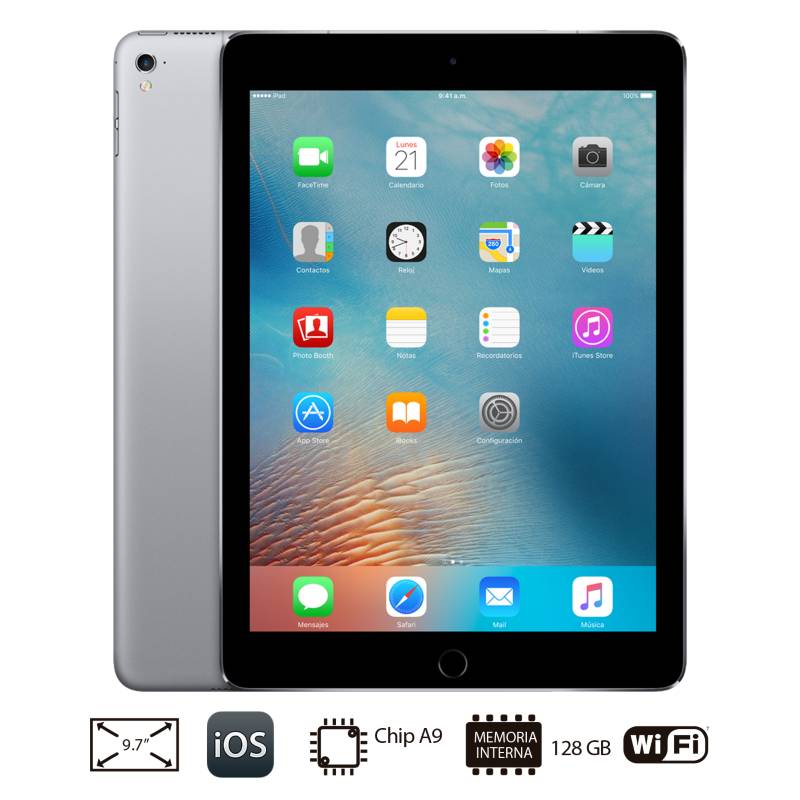 Apple - iPad Pro 9,7" 128GB Wi-Fi + Celular Gris Espacial