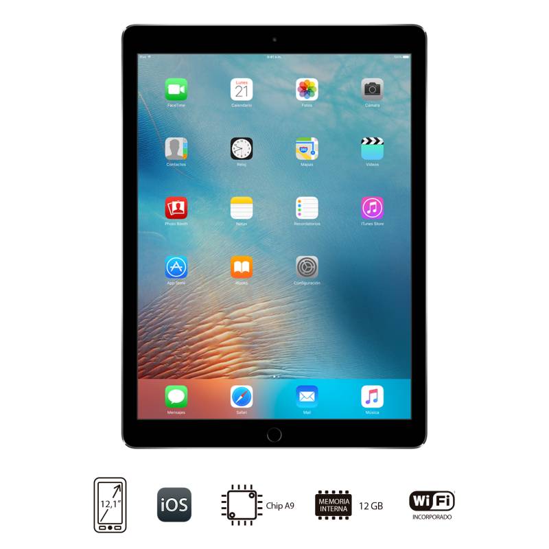 Apple - iPad Pro 12,9"  128GB Wi-Fi Gris Espacial 
