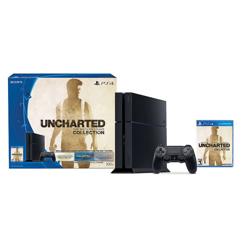 PLAYSTATION - Consola 500GB Uncharted Nathan Drake Collection