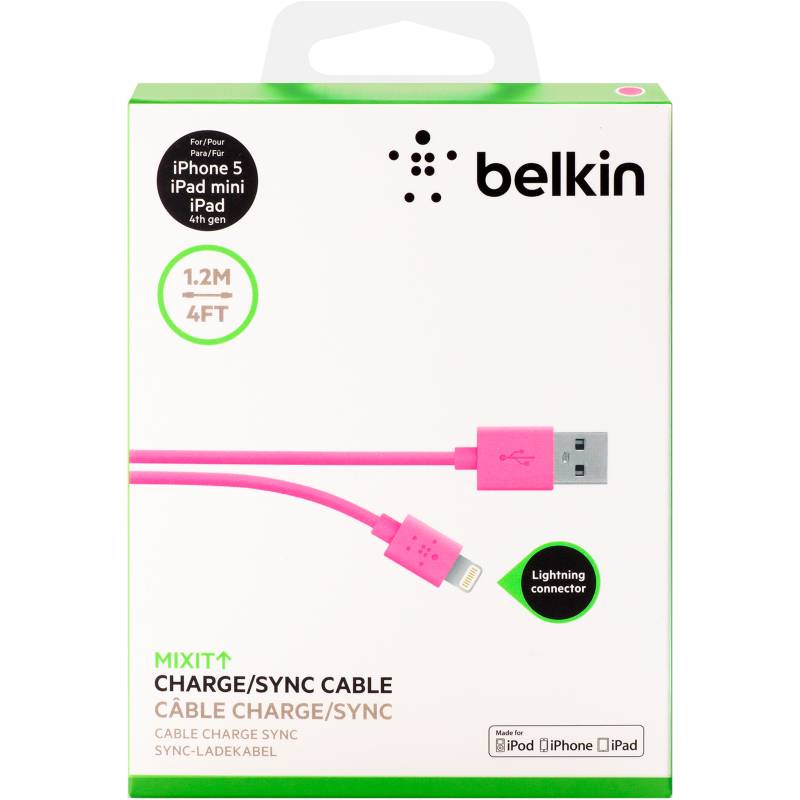 Belkin - Cable USB Apple Lightg  Rosa