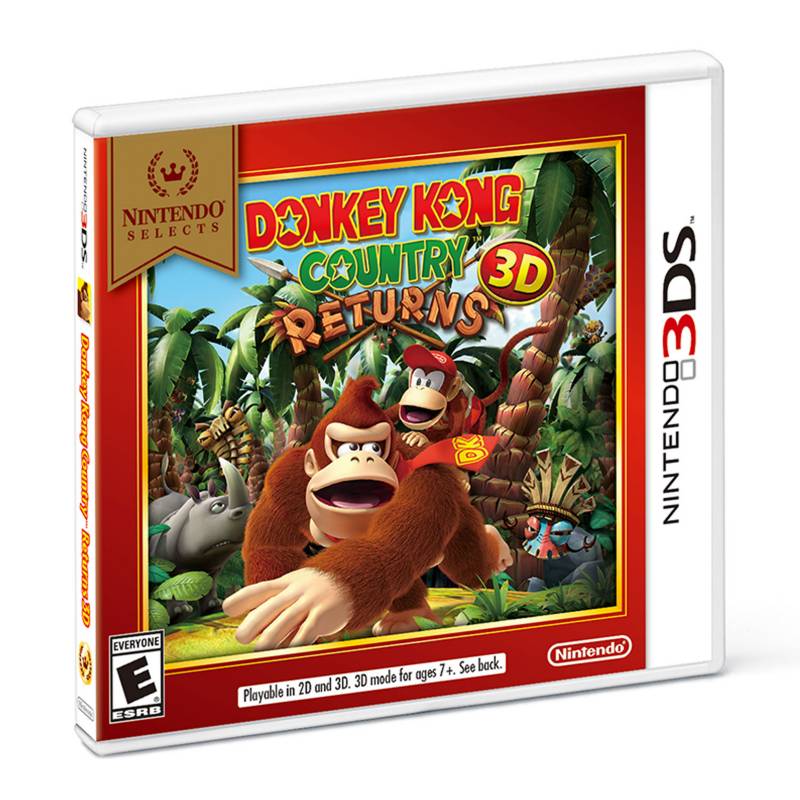 Nintendo 3DS - Videojuego Donkey Kong Country Returns 3D