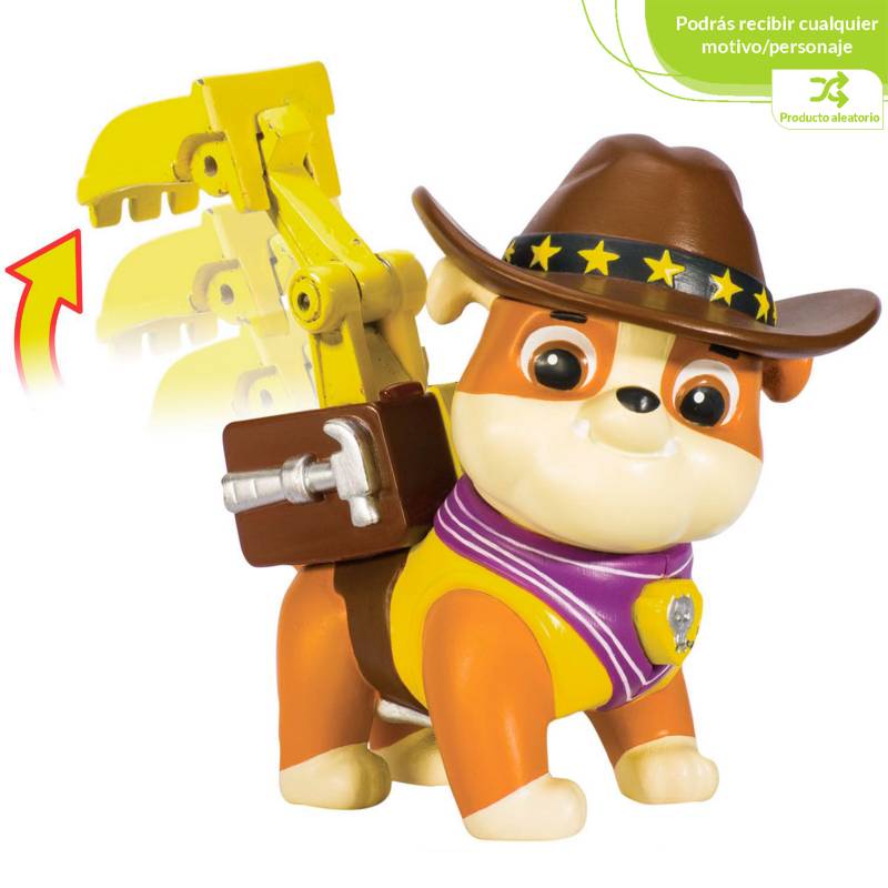 Paw Patrol - Paw Patrol Figura Transformable Cowboy Rubble