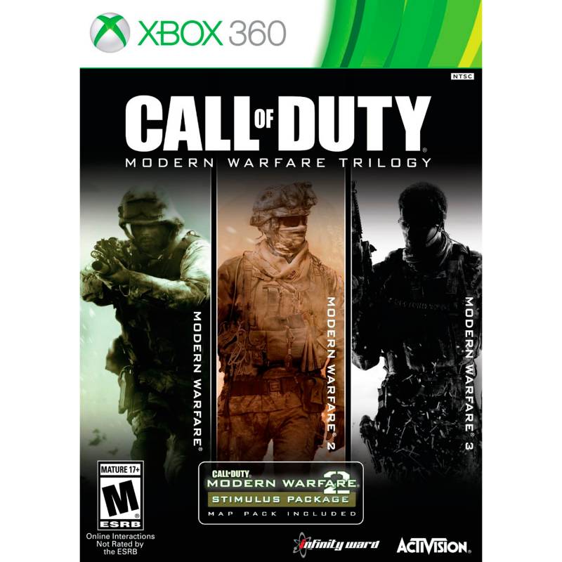 Xbox 360 - Videojuego Call of Duty colección Modern Warfare