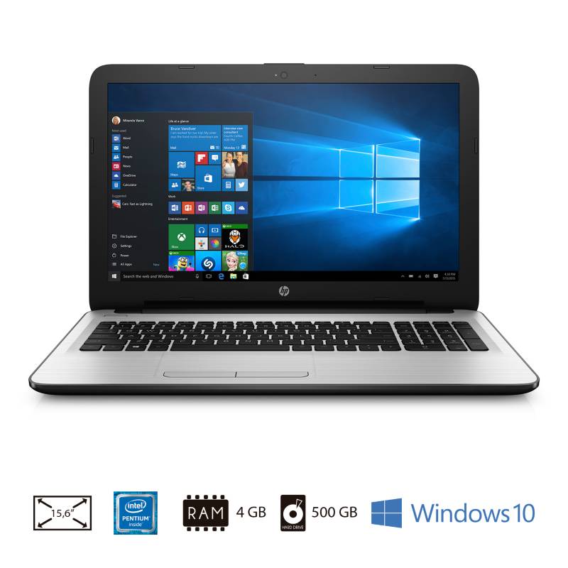 Computadores HP - Notebook 15,6" 4GB 500GB Pentium | 15-AY004LA