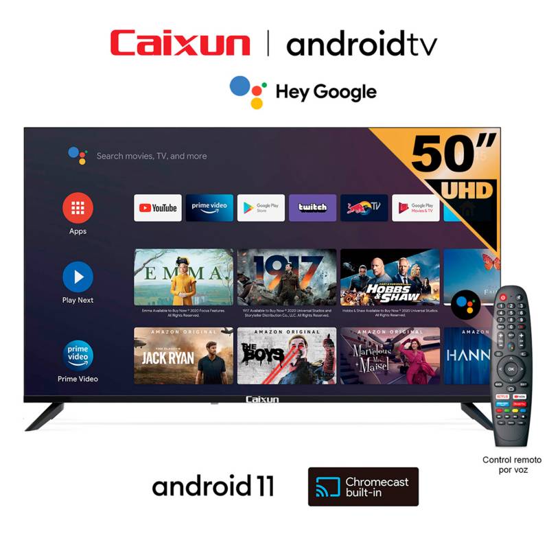 Televisor Caixun 50 Pulgadas LED 4K Ultra HD Smart TV CAIXUN