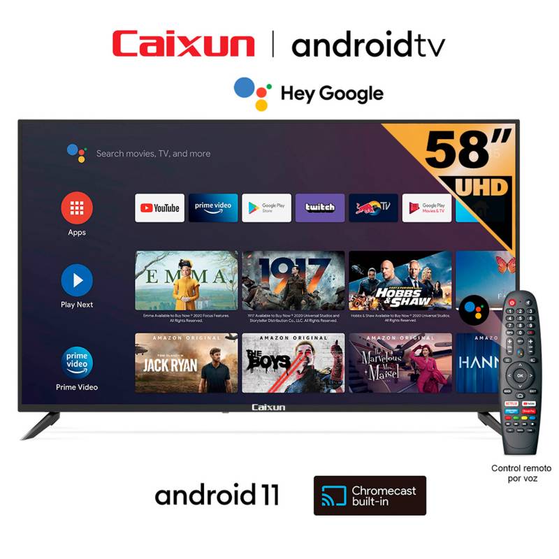 Caixun - Televisor Caixun 58 Pulgadas LED 4K Ultra HD Smart TV