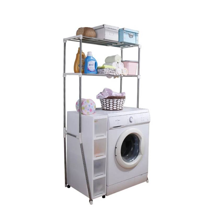  CLoxks Estantes para lavadora y secadora, sobre estante de  lavadora, soporte organizador ajustable, fácil de montar, para lavandería,  inodoro : Electrodomésticos