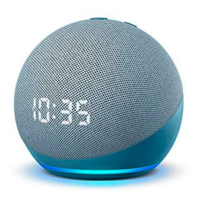 Parlante Portátil Amazon Echo Dot 4ta Gen Altavoz Inteligente Alexa y Reloj Bluetooth