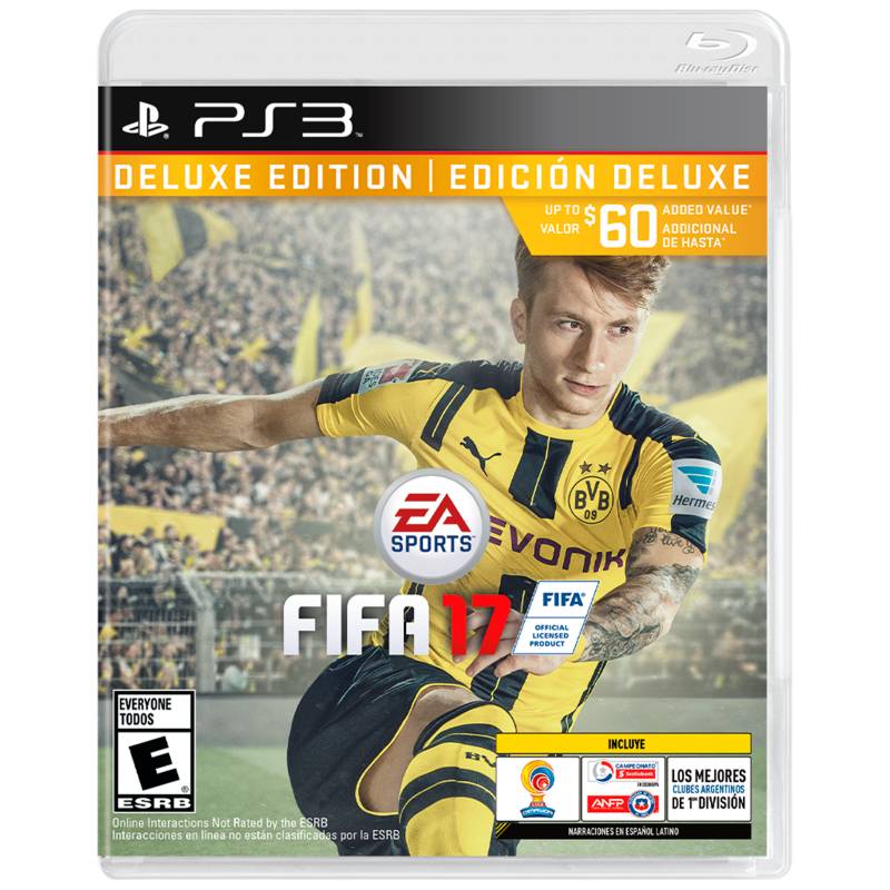 PlayStation 3 - Videojuego FIFA17 Edición Deluxe