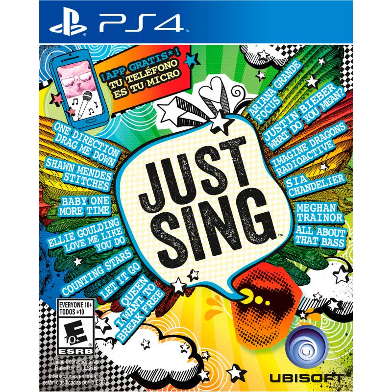 PlayStation 4 - Videojuego Just Sing