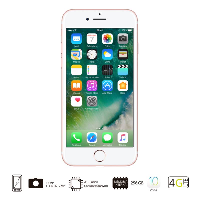 APPLE - iPhone 7 256GB Oro Rosado