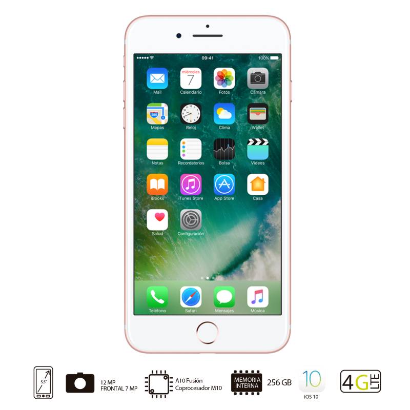 APPLE - iPhone 7 Plus 256GB Oro Rosado
