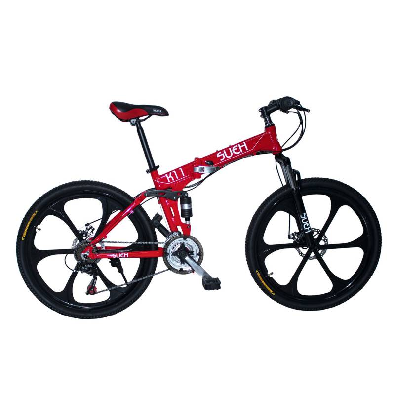 SUEH - Bicicleta Plegable K11-Rin 26 pulgadas