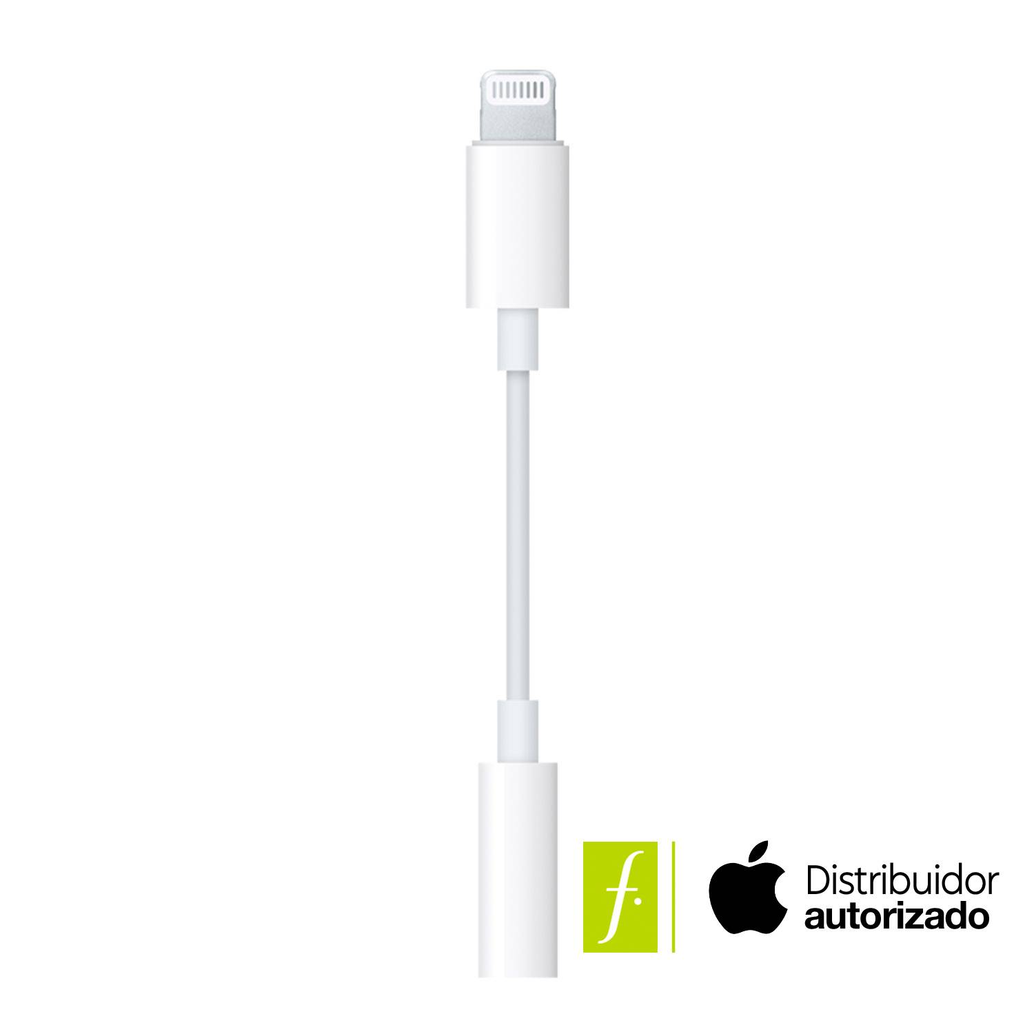 Adaptador Apple Lightning a audio 3.5mm - Blanco