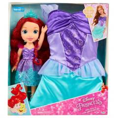 Disney - Muñeca Disney Princesa Con Disfraz-Ariel