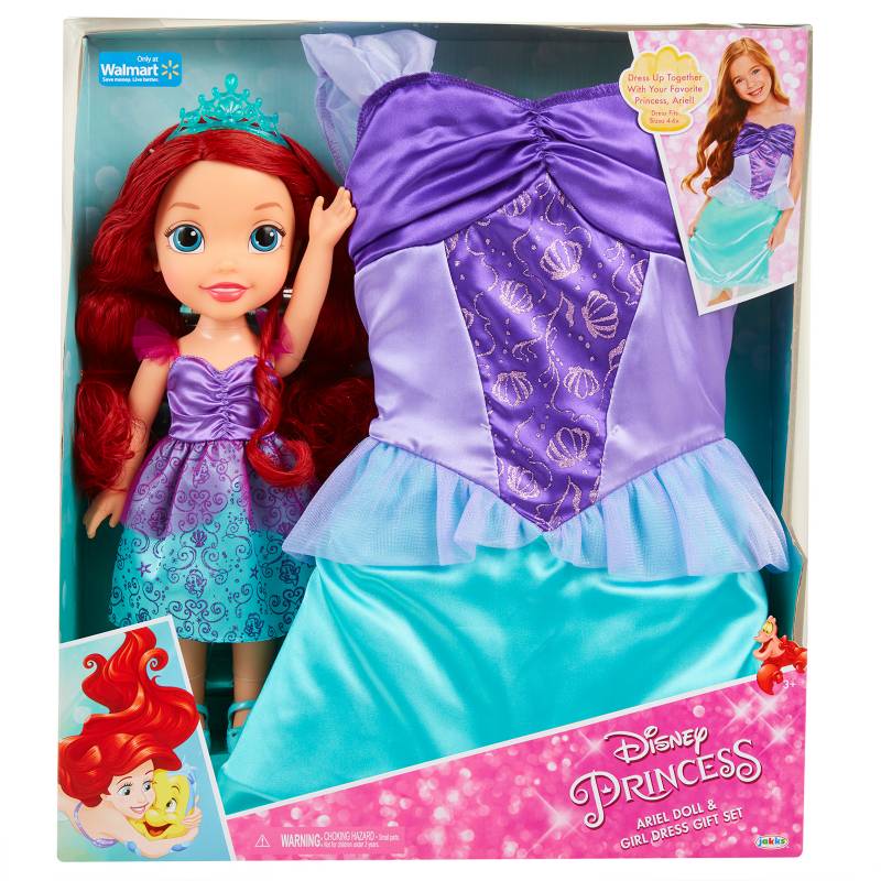 Disney - Muñeca Disney Princesa Con Disfraz-Ariel