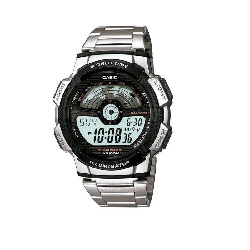 CASIO - Reloj Para Caballero Casio Ae- 1100Wd-1A  Plateado