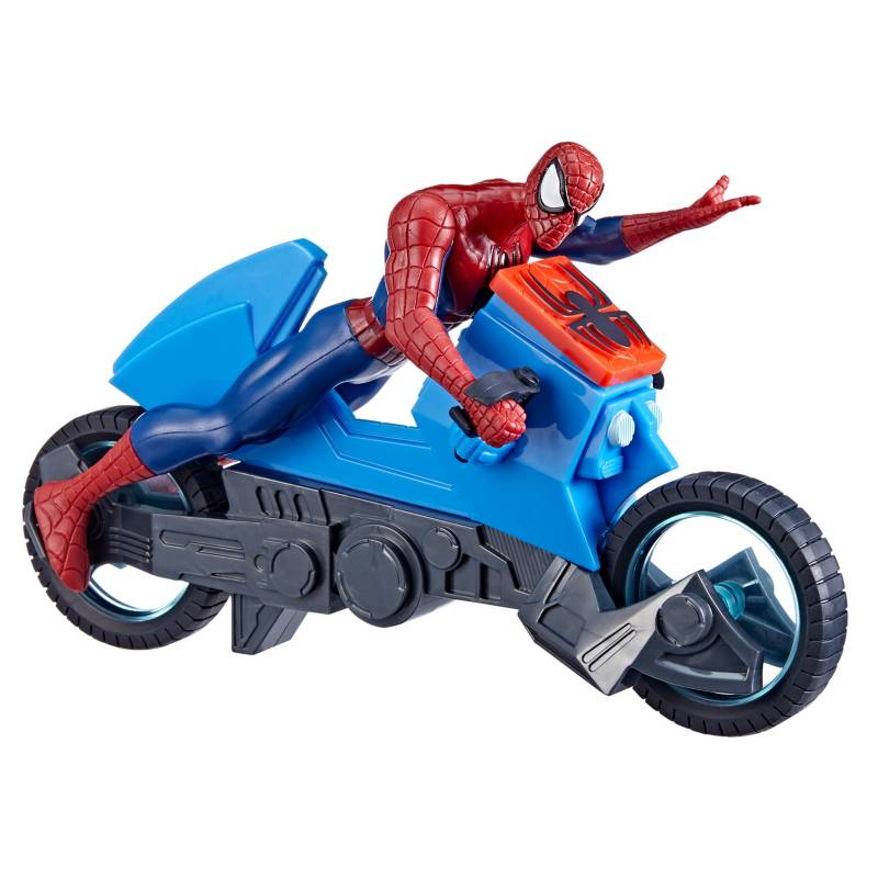 MARVEL - Figura de Acción Marvel Moto Arácnida Spiderman