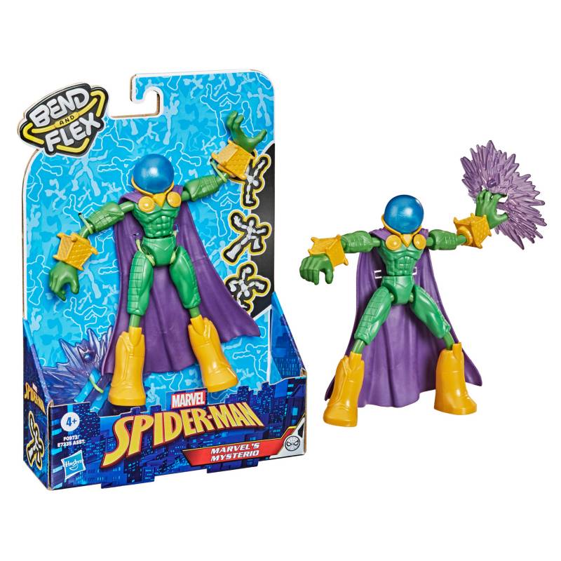 SPIDERMAN Figura de Acción Spiderman Bend And Flex Marvels Mysterio |  