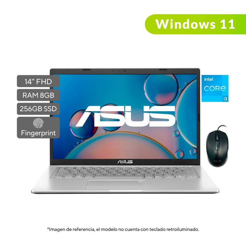 Asus Core i3 8GB Windows 11 14 pulgadas X415EA - EK1181W ASUS | falabella.com