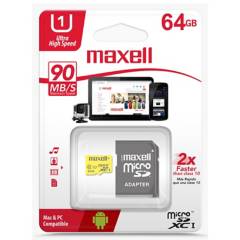 MAXELL - Memoria Micro SD Maxell 64GB