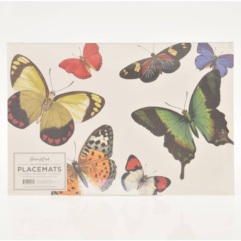 Hester & Cook - Individual Papel Butterfly 