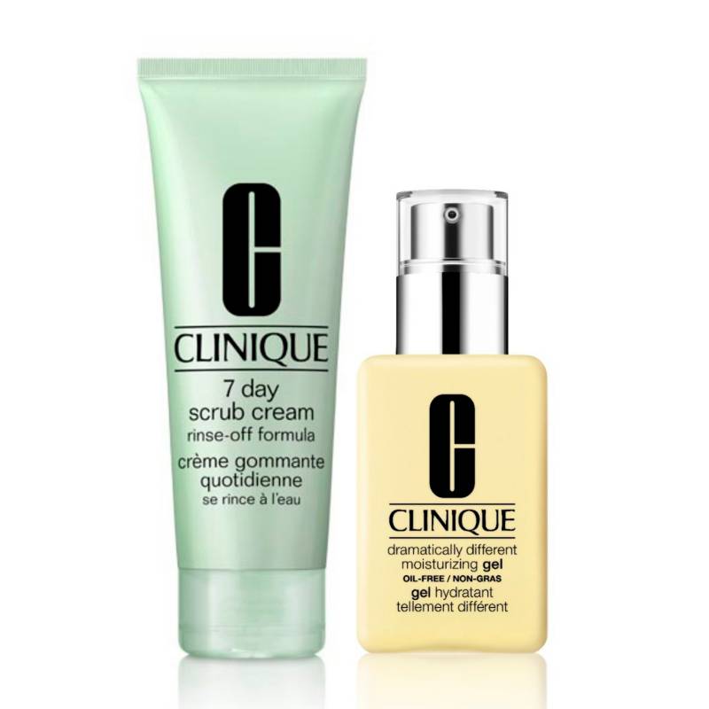Clinique - Set Cuidado Facial Hidratante Lovely Skin Clinique : Crema Exfoliante 100 ml + Hidratante 125 ml