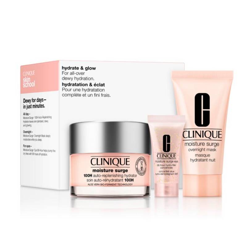 CLINIQUE - Set Hidratante facial Hydrate & Glow Clinique