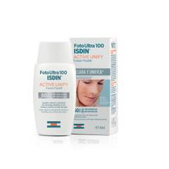 Isdin - Bloqueador Fotoprotector Facial con Despigmentante Active Unify Líquido Isdin 50 ml