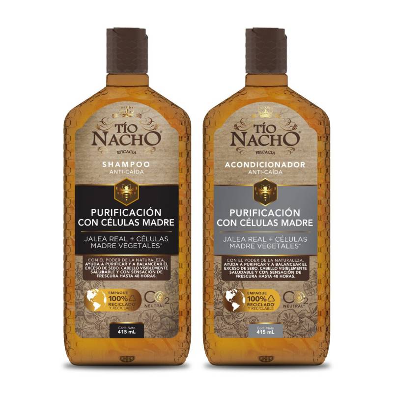 TIO NACHO - Kit Tio Nacho Purificación Shampoo+ Acondicionador