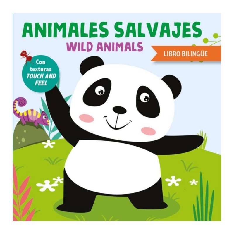 Grupo sin fronteras - Libro Infantil Texturas Animales Salvajes.