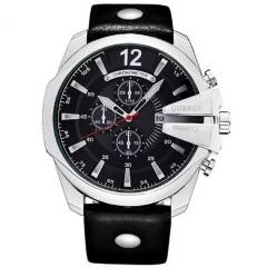 Curren - Reloj Hombres Curren 8176-1 Lujo Casual Negro Plat