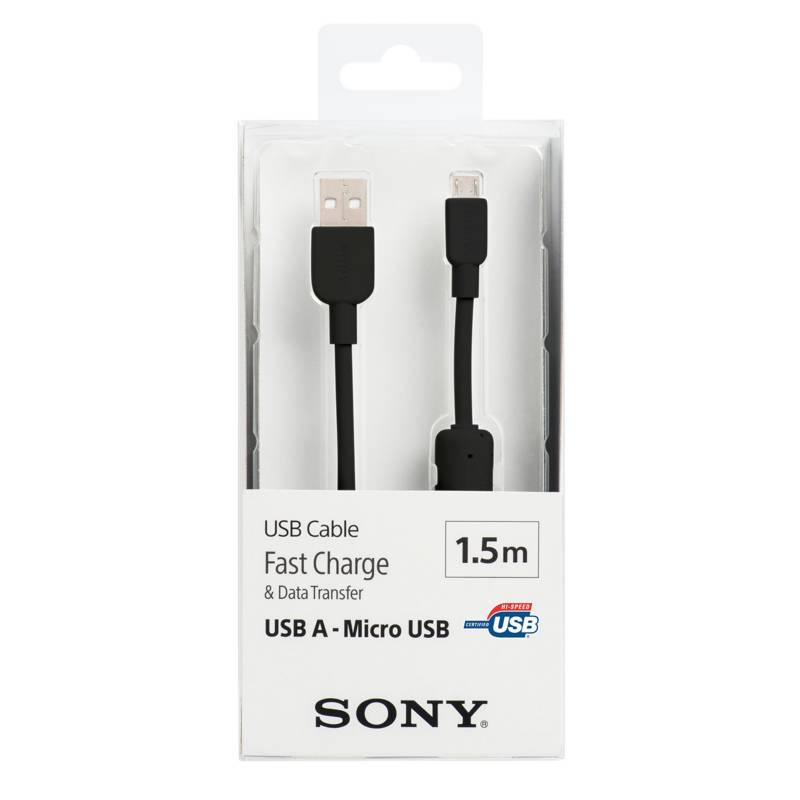 SONY - Cable USB Tipo A to B 150 cm Negro