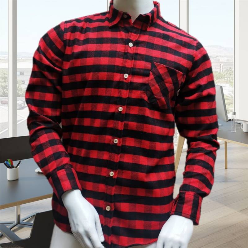 Camisa para manga larga cnd en algodón roja Voypre | falabella.com