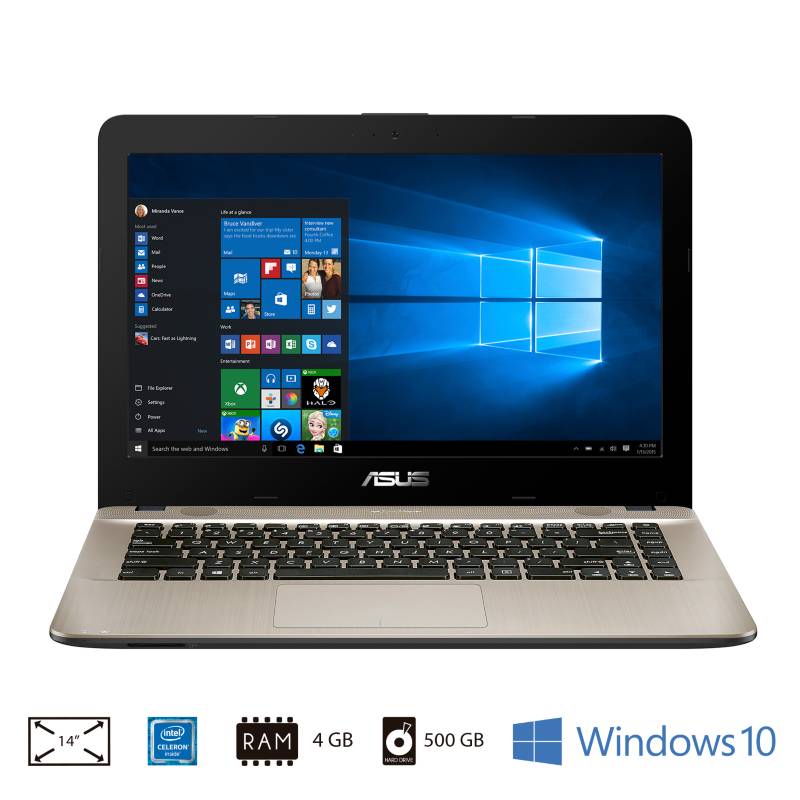 Asus - Notebook 14" 4GB 500GB Celeron | X441SA-WX060T