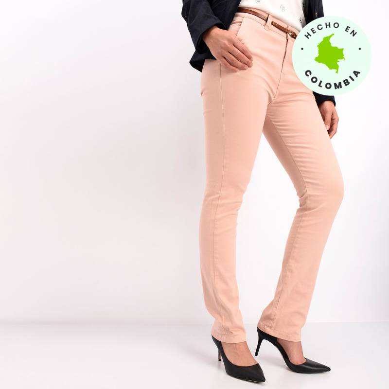 Pantalón Recto para Mujer Tiro medio Newboat