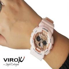 Virox - Reloj  Virox Dama Análogo-Digital  Rosado