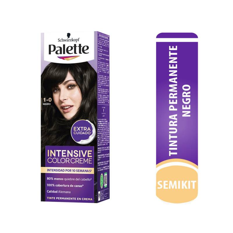 PALETTE Tinte Palette Color Creme 1-0 Negro | Falabella.com