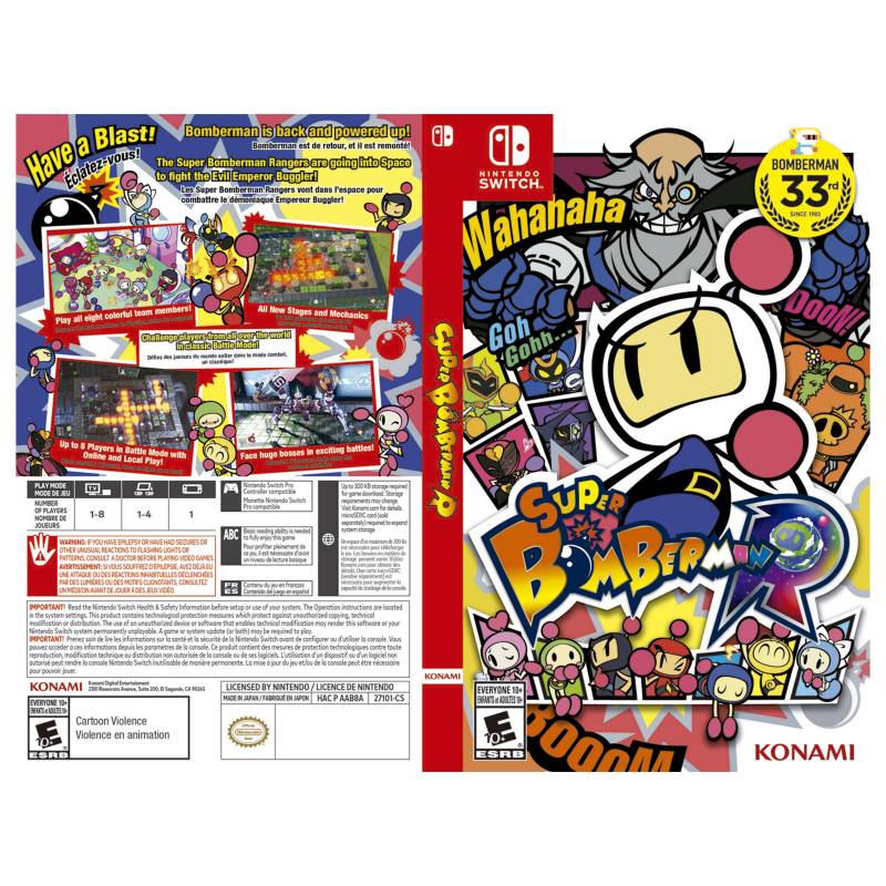 Nintendo - Videojuego Bomberman