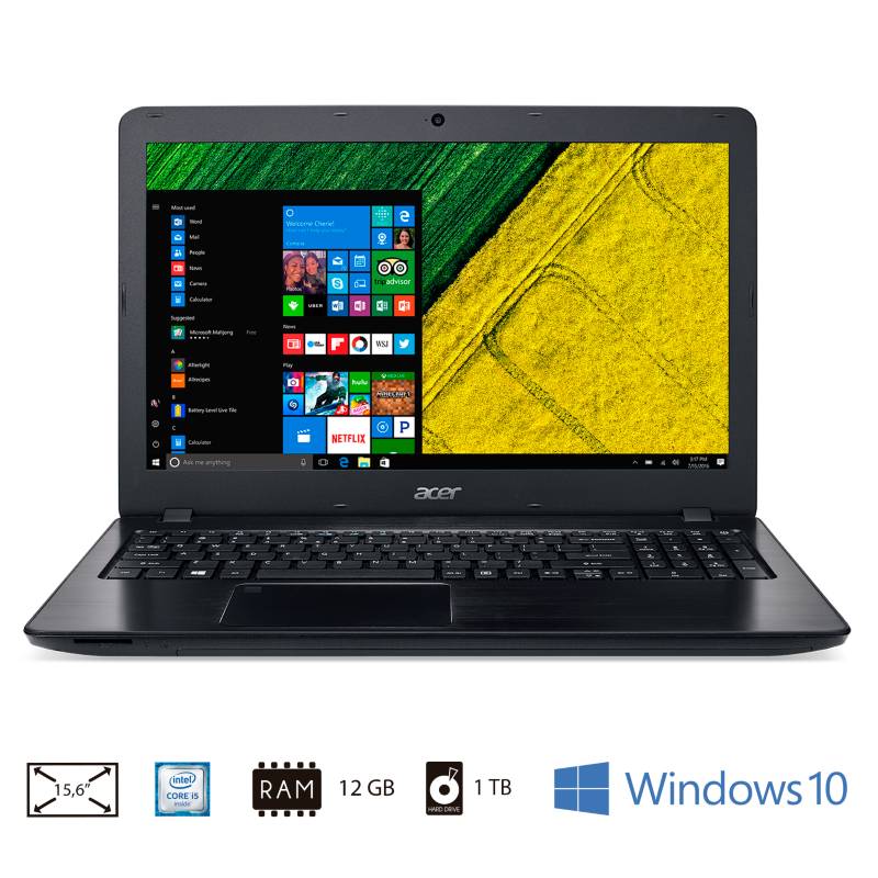 ACER - Notebook 15,6" Ci5 12GB 1TB |F5-573G-57EH