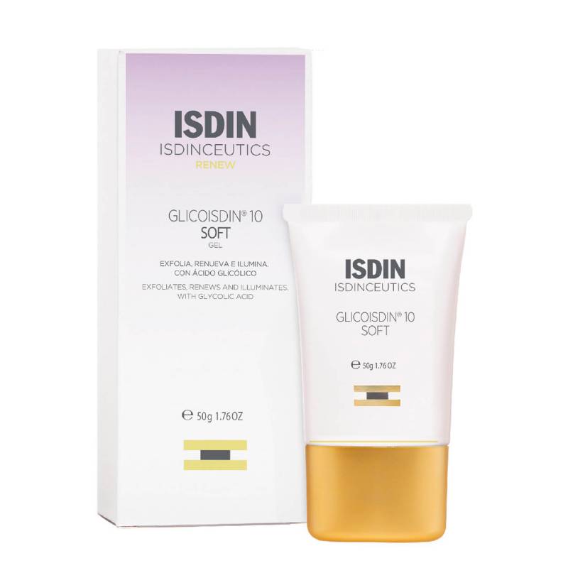 ISDIN - Tratamiento antiedad Isdinceutics Glicoisdin 10 Soft Noche Isdin para Piel Grasa 50 ml