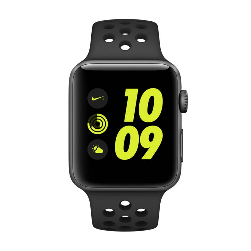 Apple - Smartwatch Nike + 42 mm Spgr Anthblk-Cla