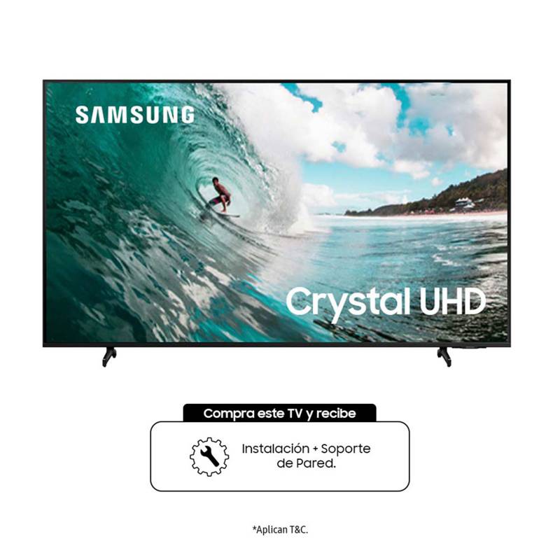 SAMSUNG - Televisor Samsung 75 Pulgadas Crystal UHD 4K Ultra HD Smart TV