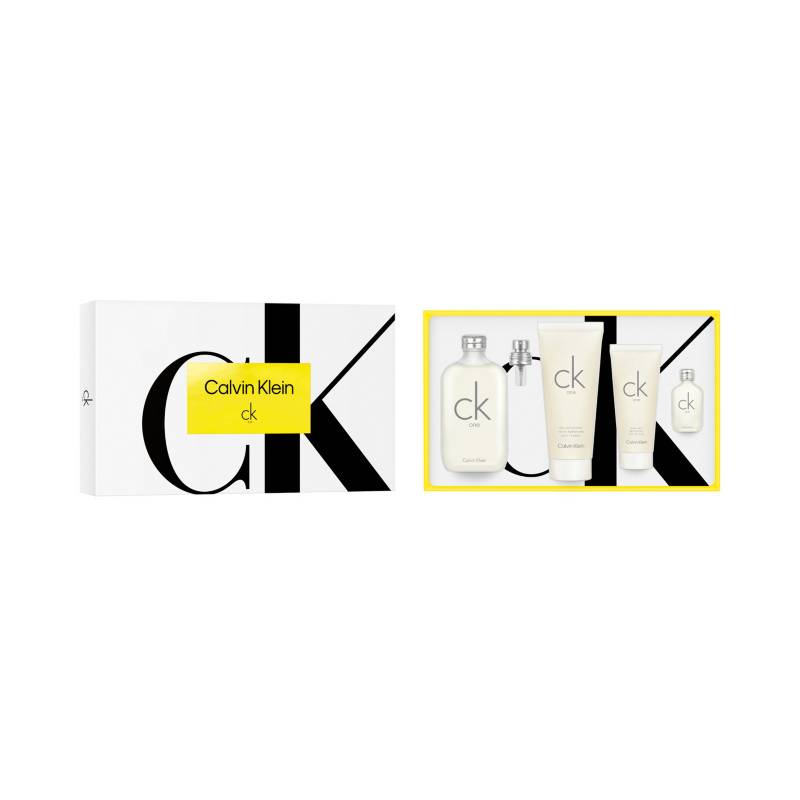 CALVIN KLEIN - Set de Perfume Unisex Calvin Klein One EDT 200 ml + Ck One EDT 15 ml + Body Lotion 200 ml + Shower Gel 100
